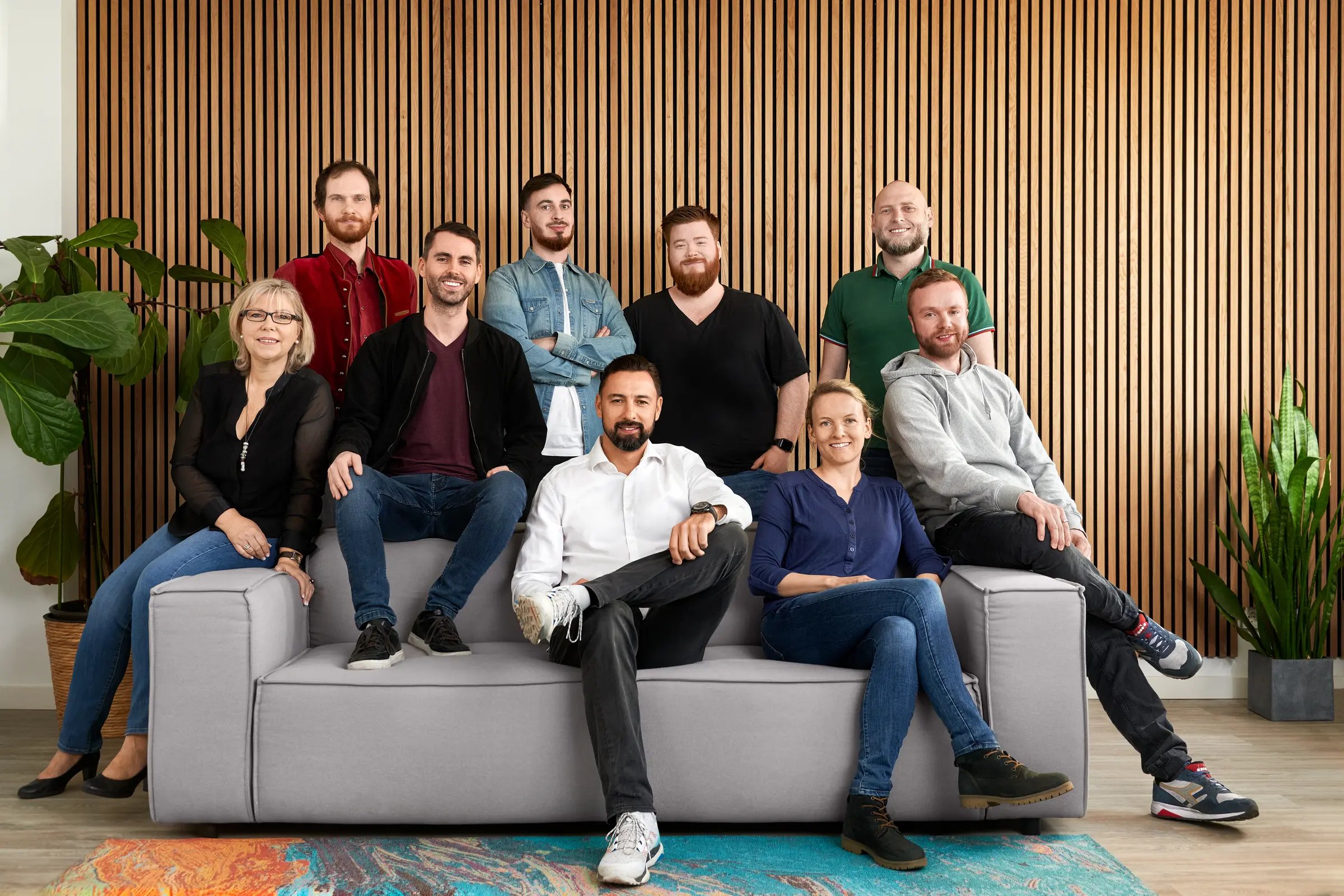 IMMORath · Gruppenfoto Team Immobilienunternehmen